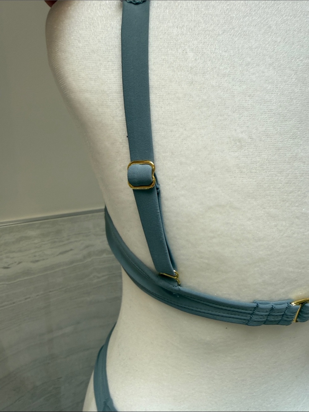 Xhilaration Gray Bikini Set - Soft Slate Hue - Picture 3 of 5